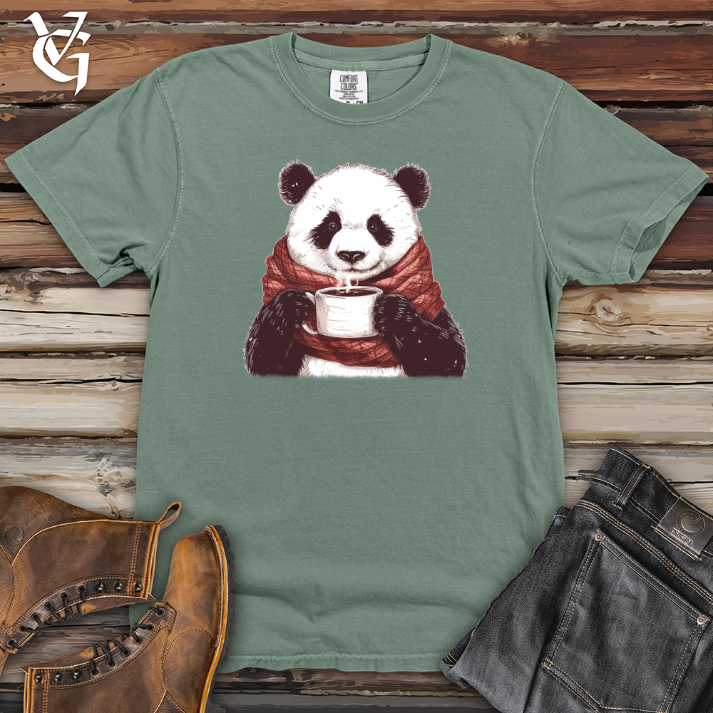 Viking Goods Panda Warmth Sip Heavy Cotton Comfort Colors Tee Bay / L