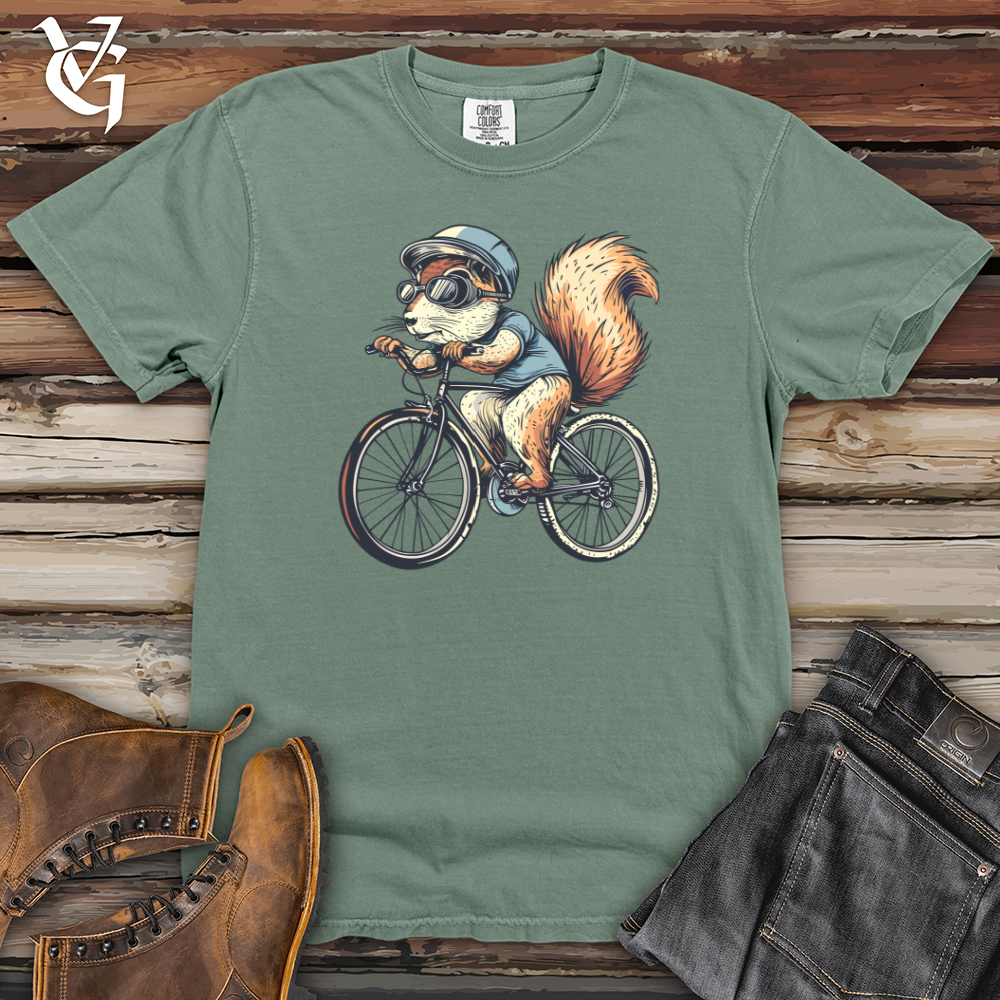 Viking Goods Squirrel Cycle Cruise Heavy Cotton Comfort Colors Tee Bay / L