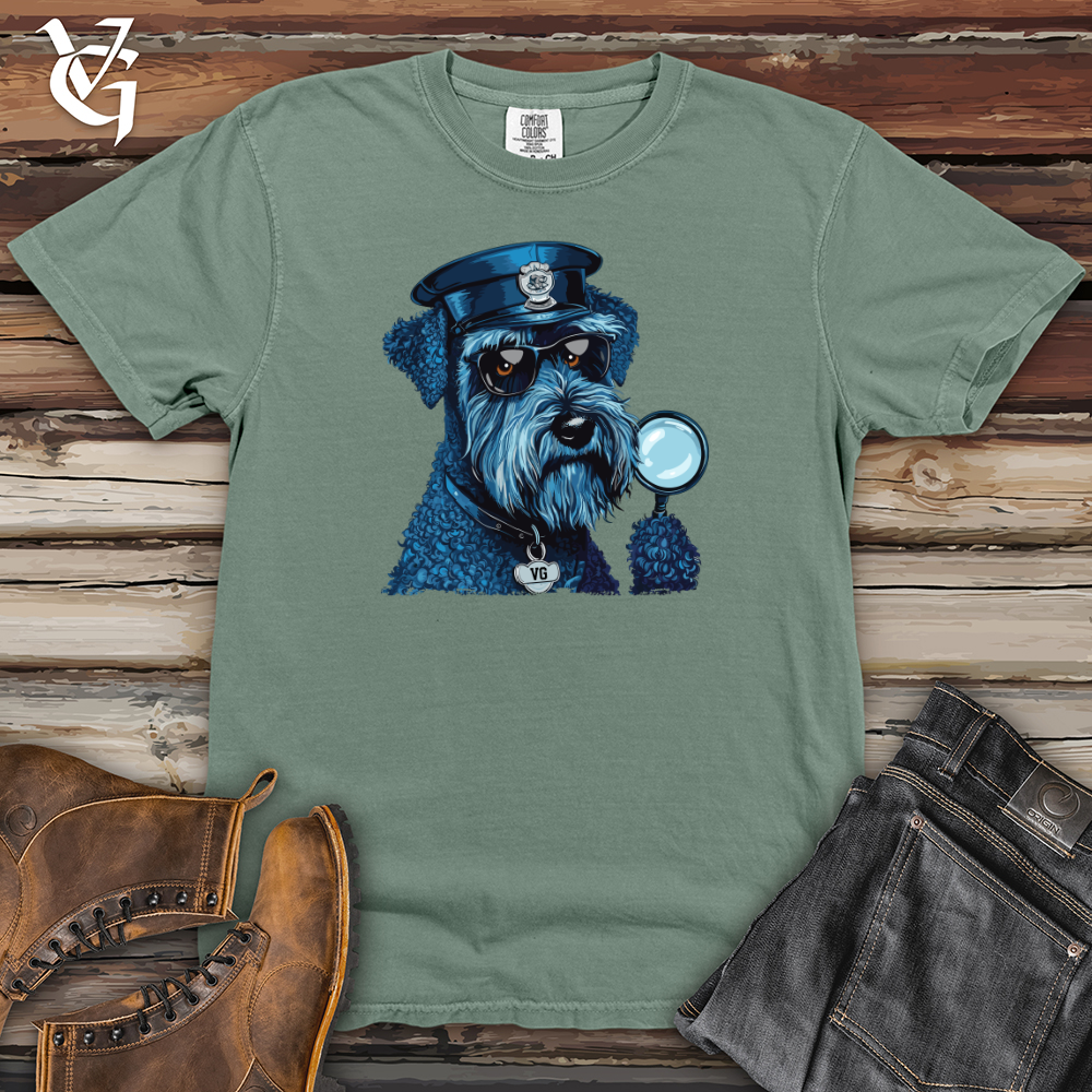 Viking Goods Terrier Police Detective Heavy Cotton Comfort Colors Tee Bay / L