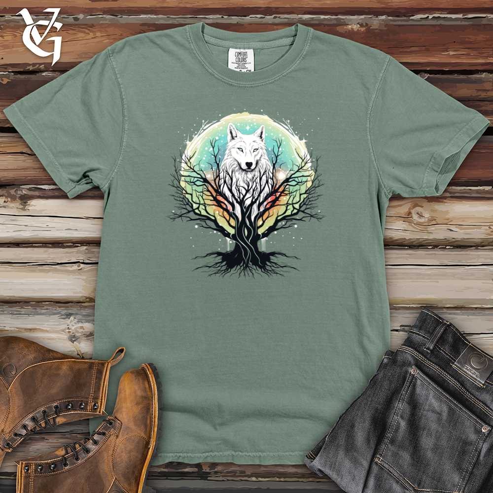 Viking Goods Wolf Spirit Harmony Heavy Cotton Comfort Colors Tee Bay / L