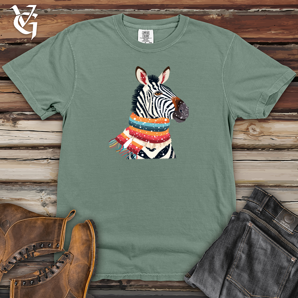 Viking Goods Zebra Striped Elegance Heavy Cotton Comfort Colors Tee Bay / L