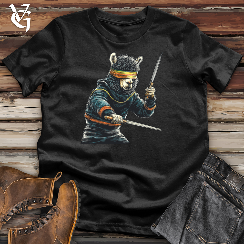 Viking Goods Alpaca Samurai Softstyle Tee Black / L