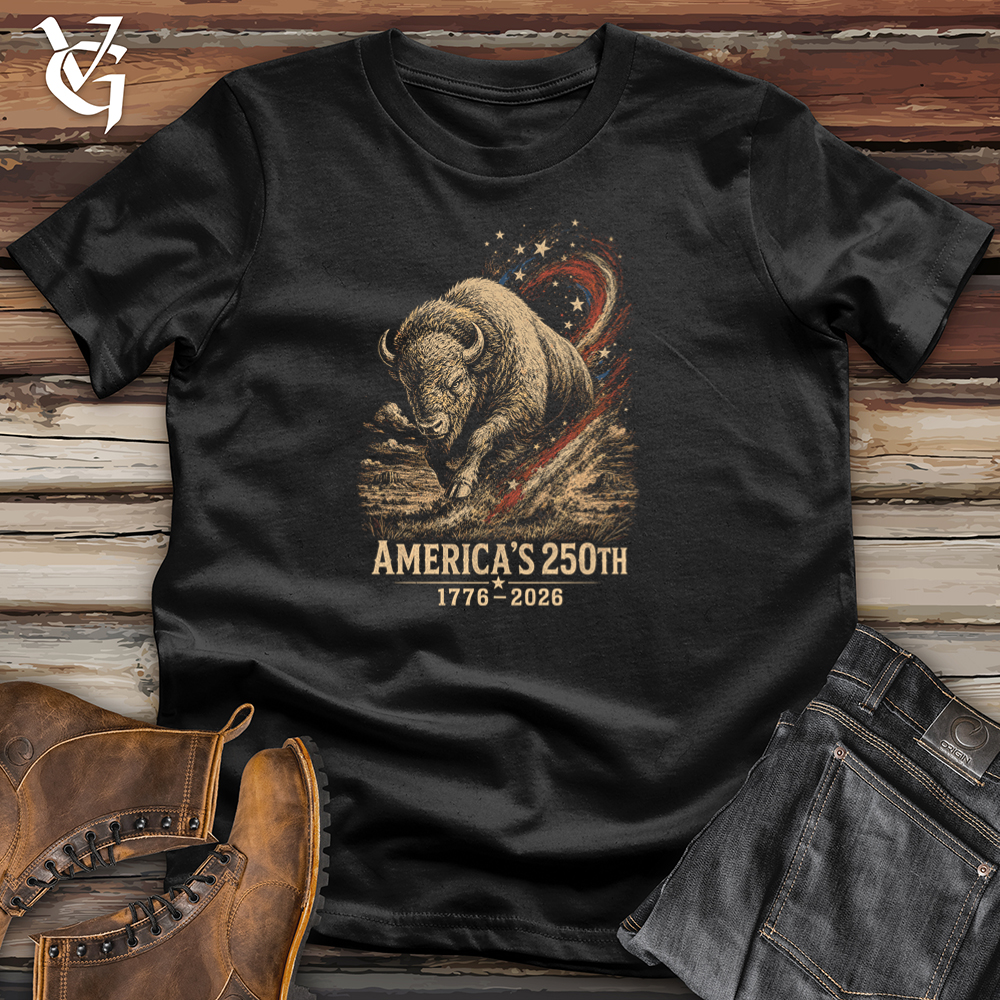 Viking Goods American Bison Softstyle Tee Black / L