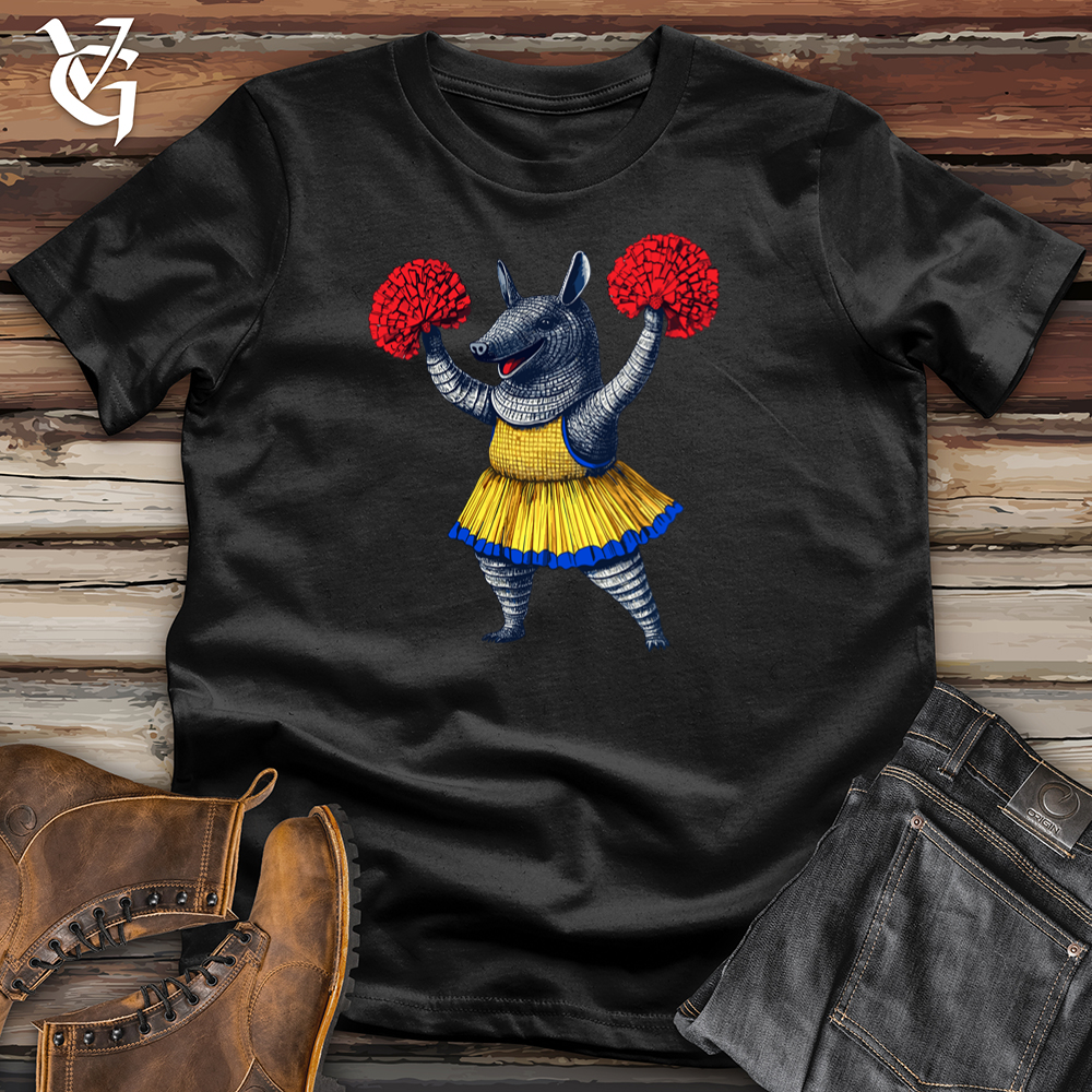 Viking Goods Armadillo Cheerleader Softstyle Tee Black / L