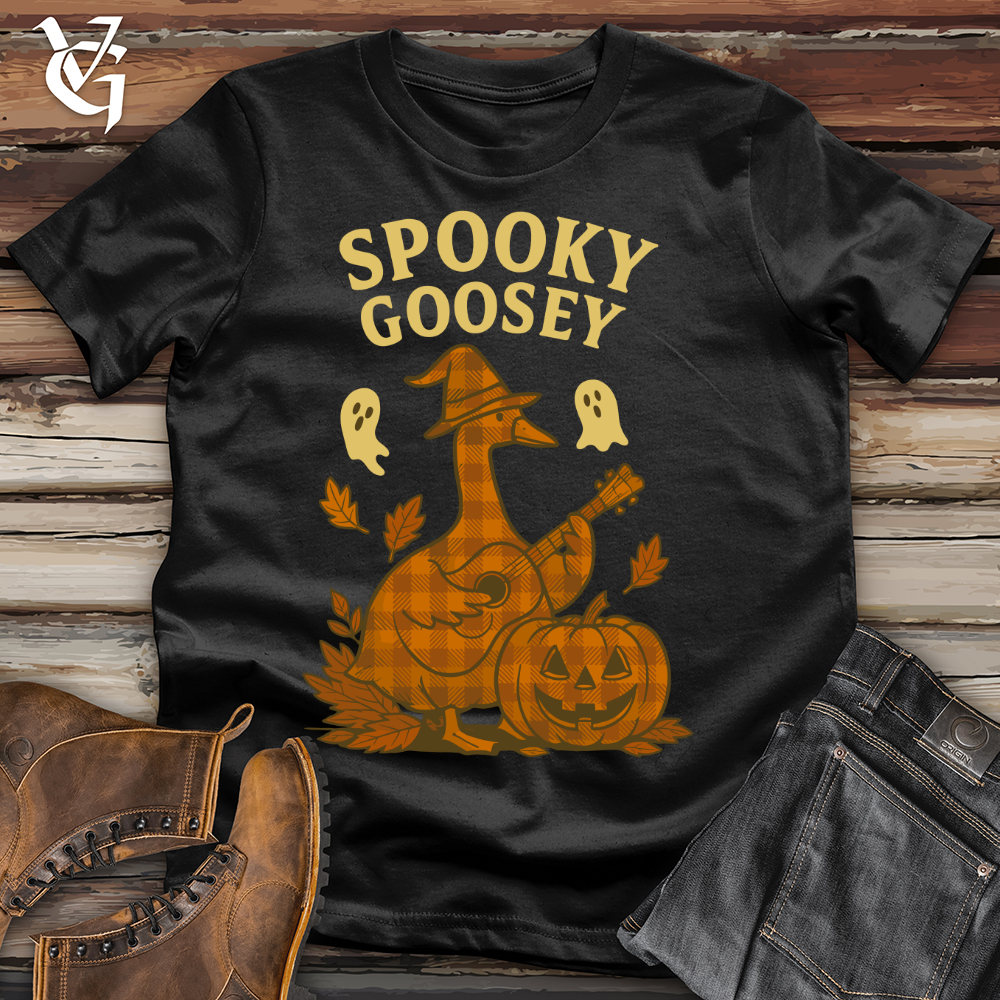 Viking Goods Autumn Spooky Goosey Softstyle Tee Black / L