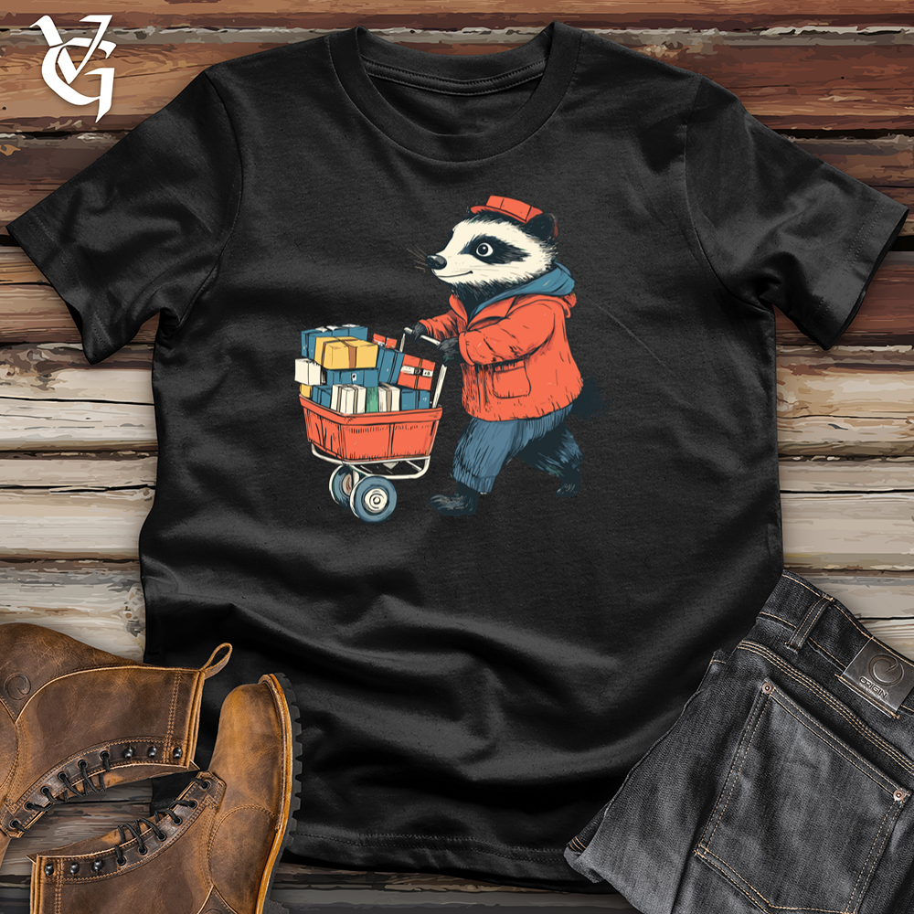 Viking Goods Badger Delivery Softstyle Tee Black / L