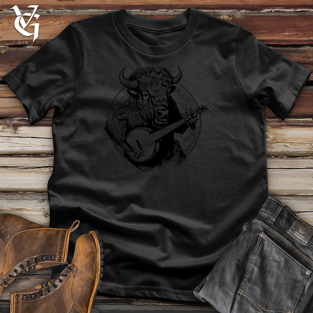 Viking Goods Banjo Bison Tee Black / L
