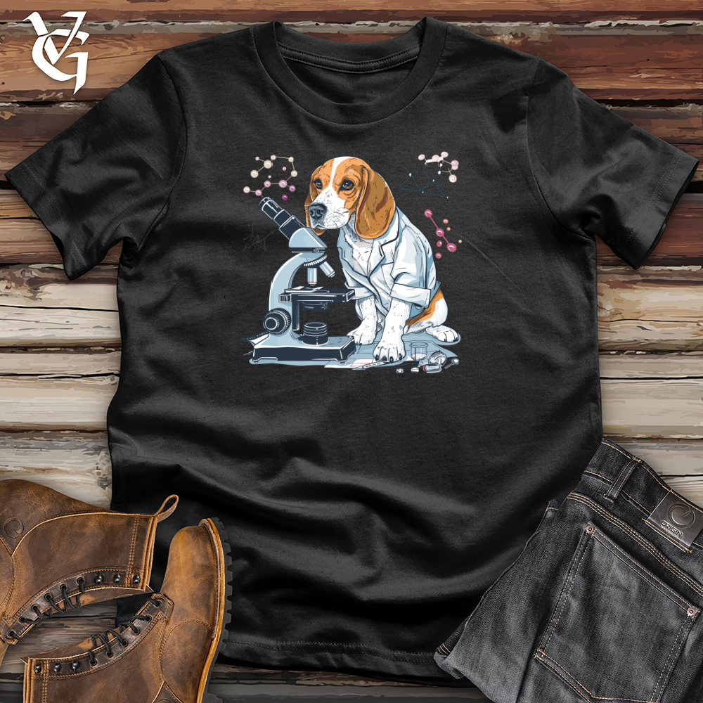 Viking Goods Beagle Scientist Discovery Cotton Tee Black / L