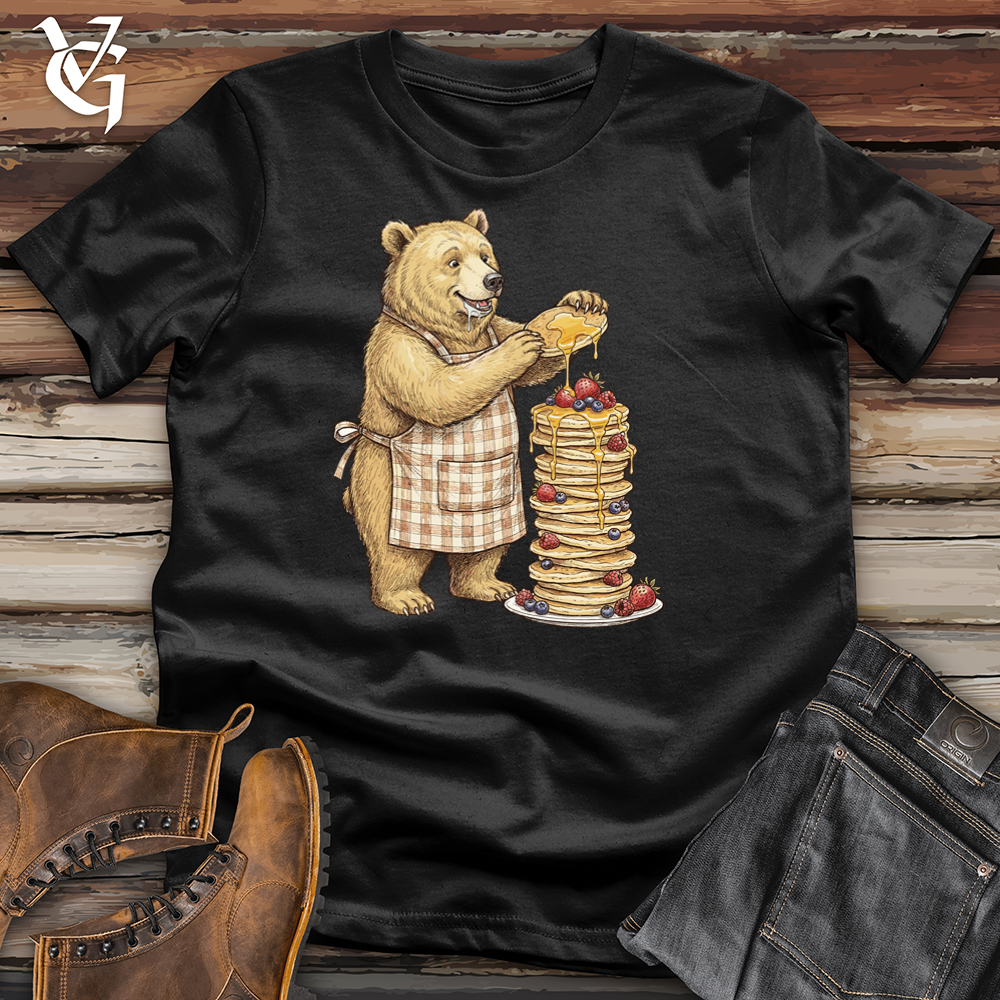 Viking Goods Bear Pancake Stack Tee Black / L
