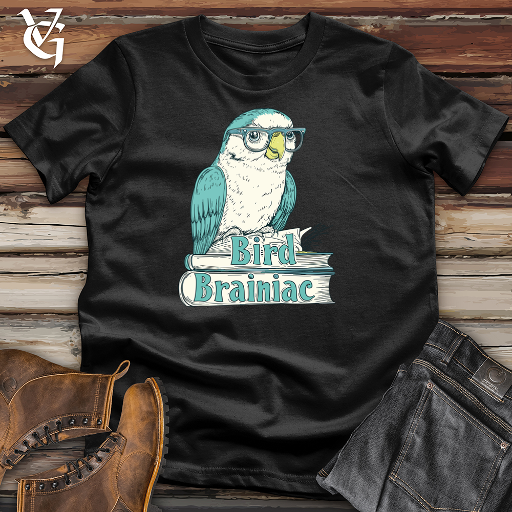 Viking Goods Bird Brainiac Softstyle Tee Black / L