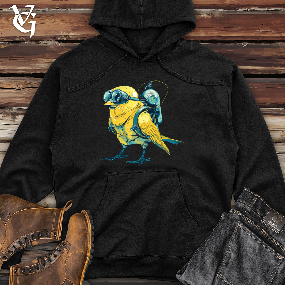 Viking Goods Bird Diver Adventure Midweight Hooded Sweatshirt Army / L