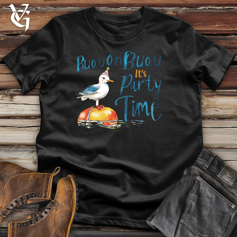Viking Goods Buoy Oh Buoy It's Party Time Softstyle Tee Black / L