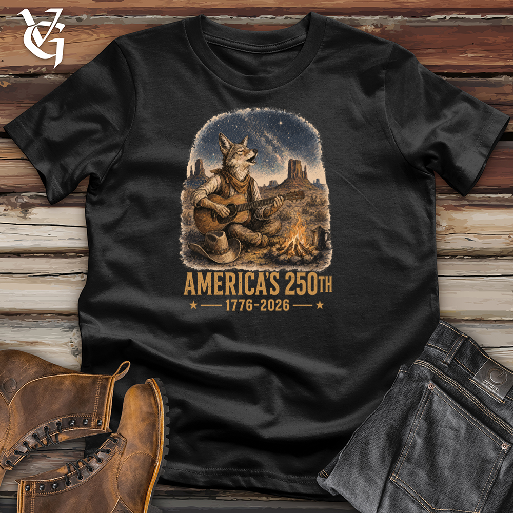 Viking Goods Campfire Coyote Softstyle Tee Black / L