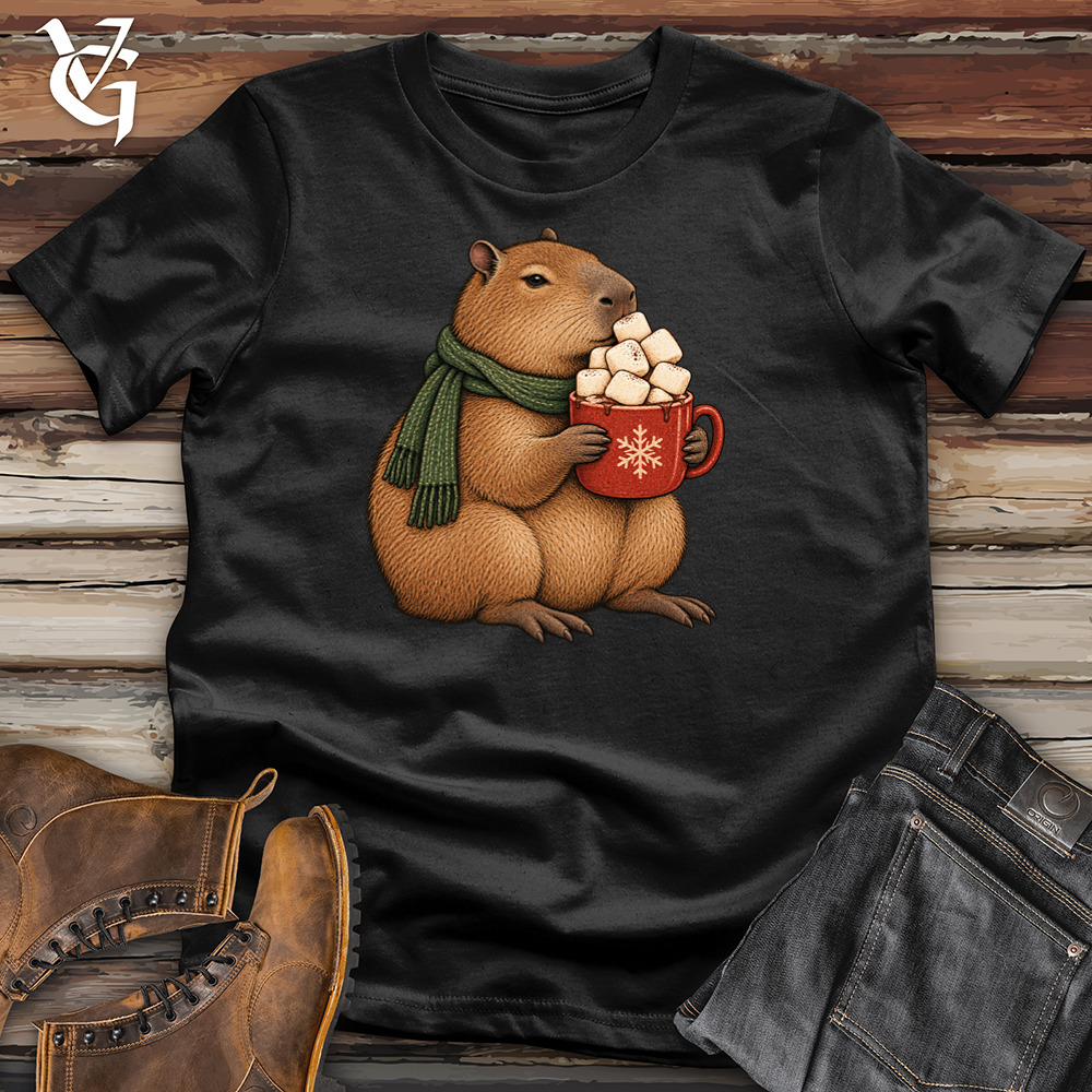 Viking Goods Capybara Hot Chocolate Tee Black / L