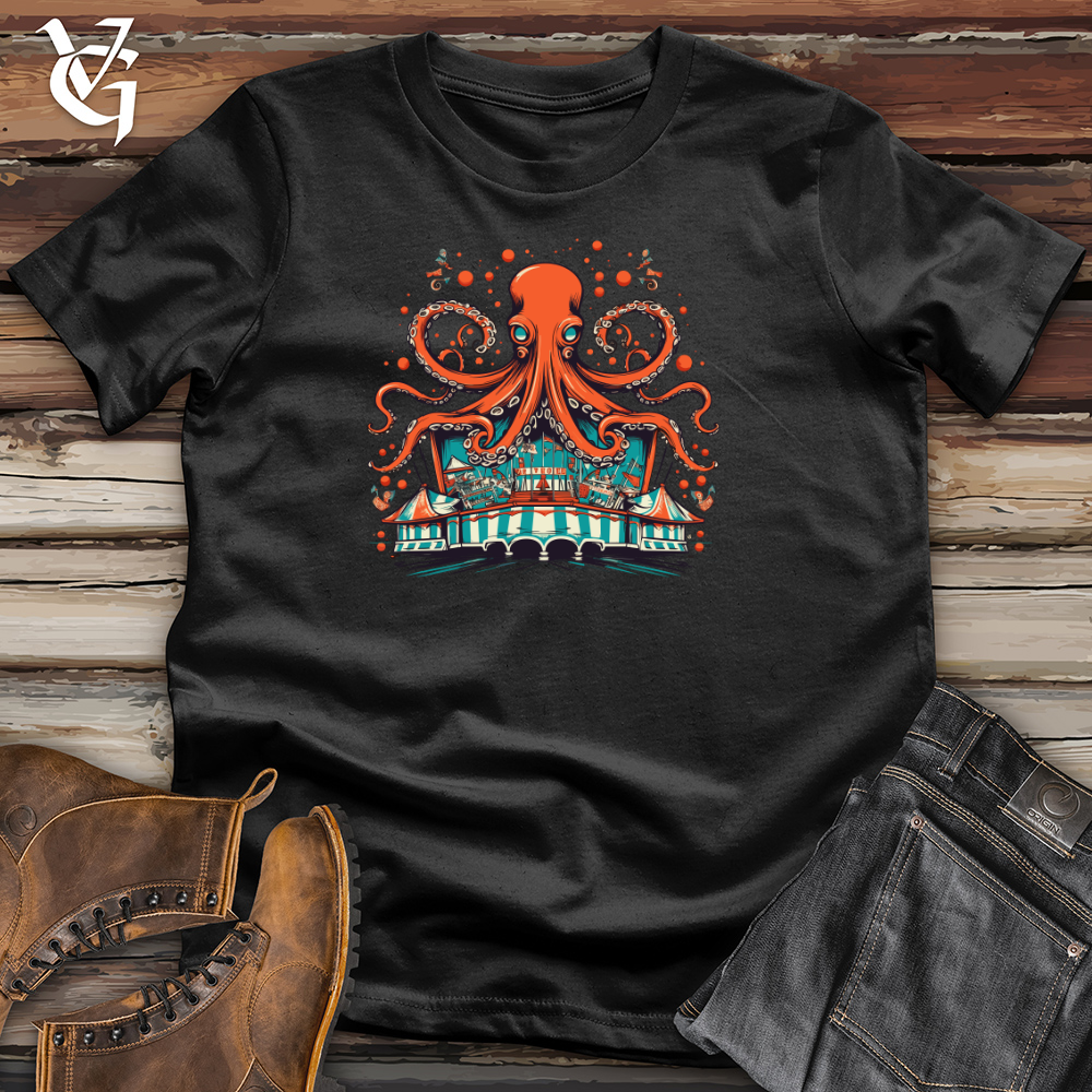 Viking Goods Carousel Cephalopod Cotton Tee Black / L