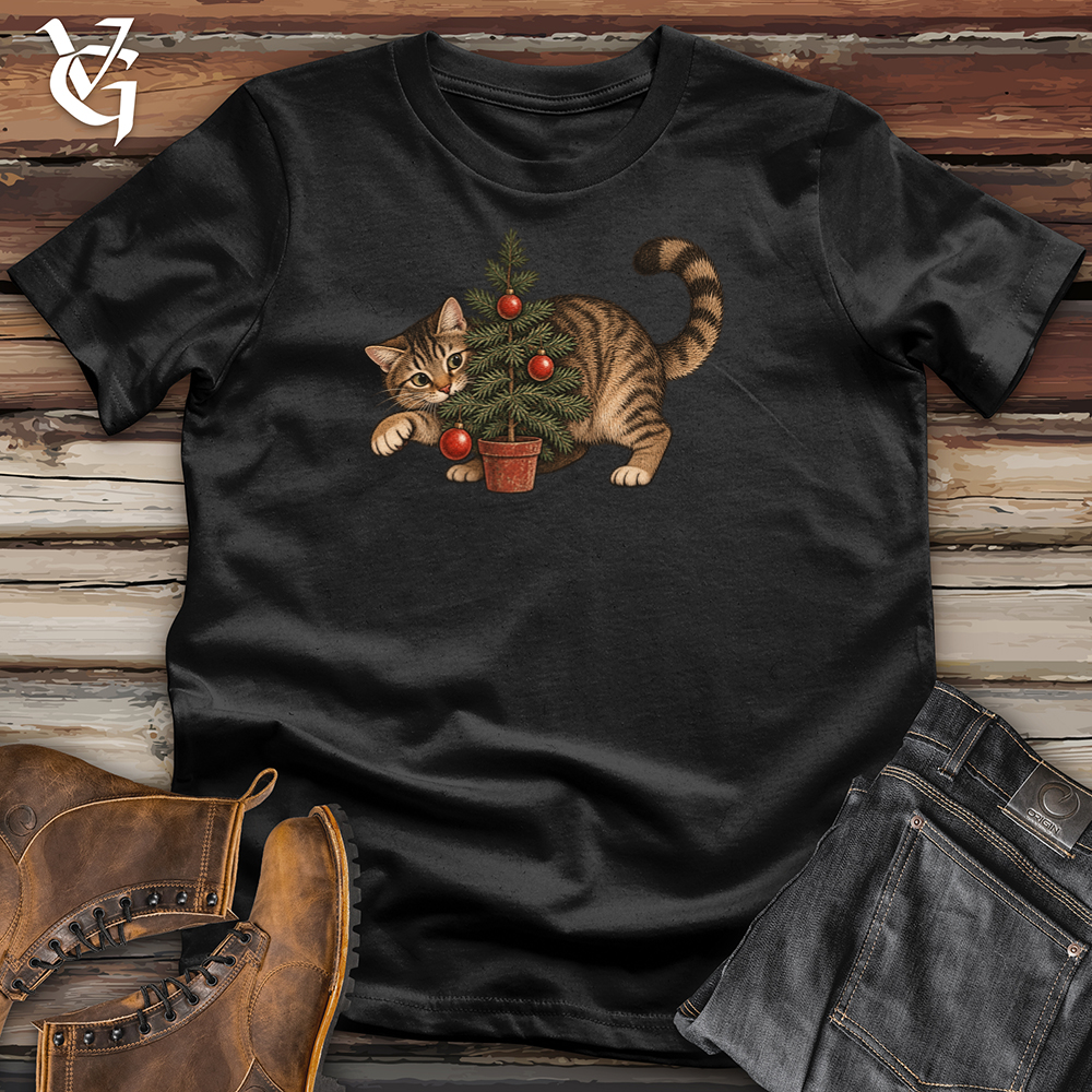 Viking Goods Cat The Small Tree Tee Black / L