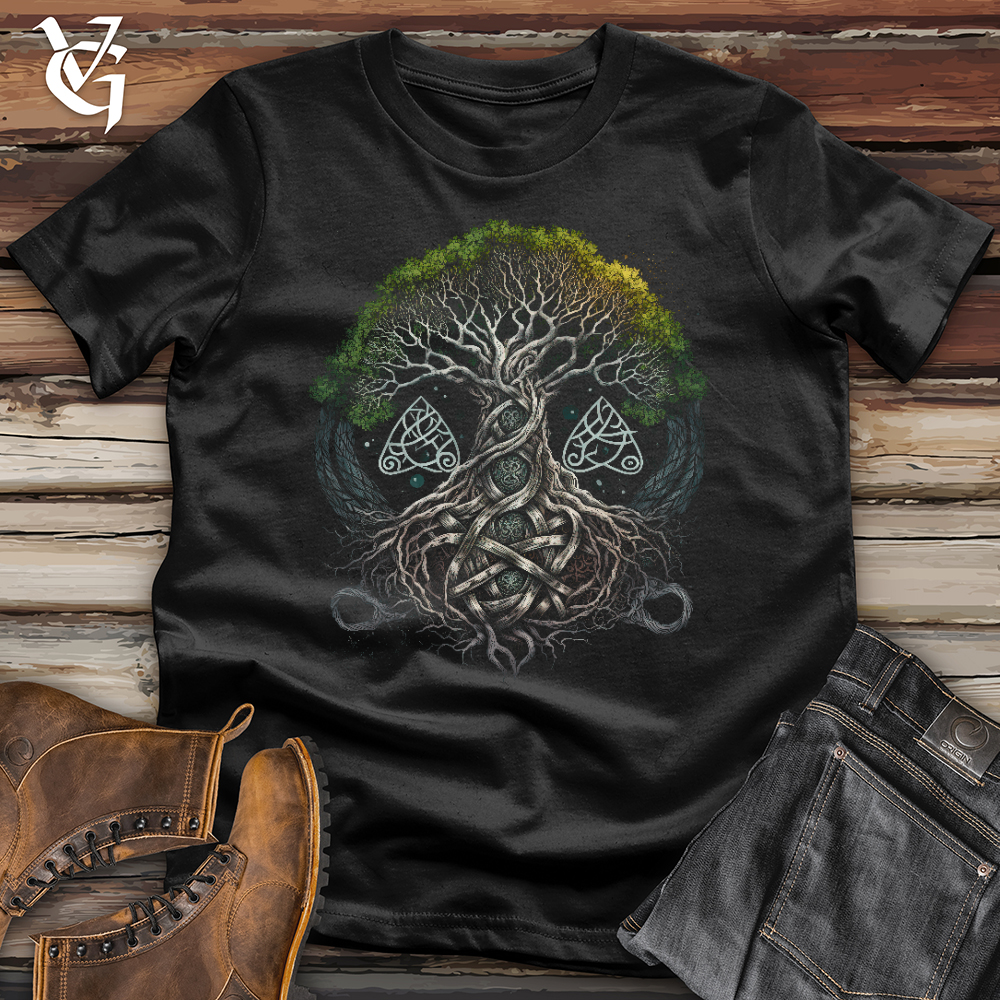 Viking Goods Celtic Viking Trinity Softstyle Tee Black / L