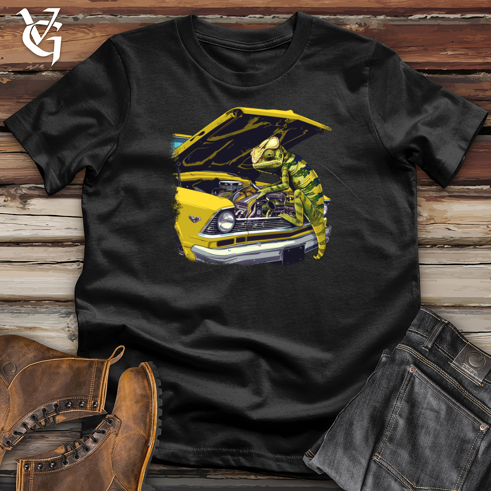 Viking Goods Chameleon Mechanic Marvel Softstyle Tee Black / L