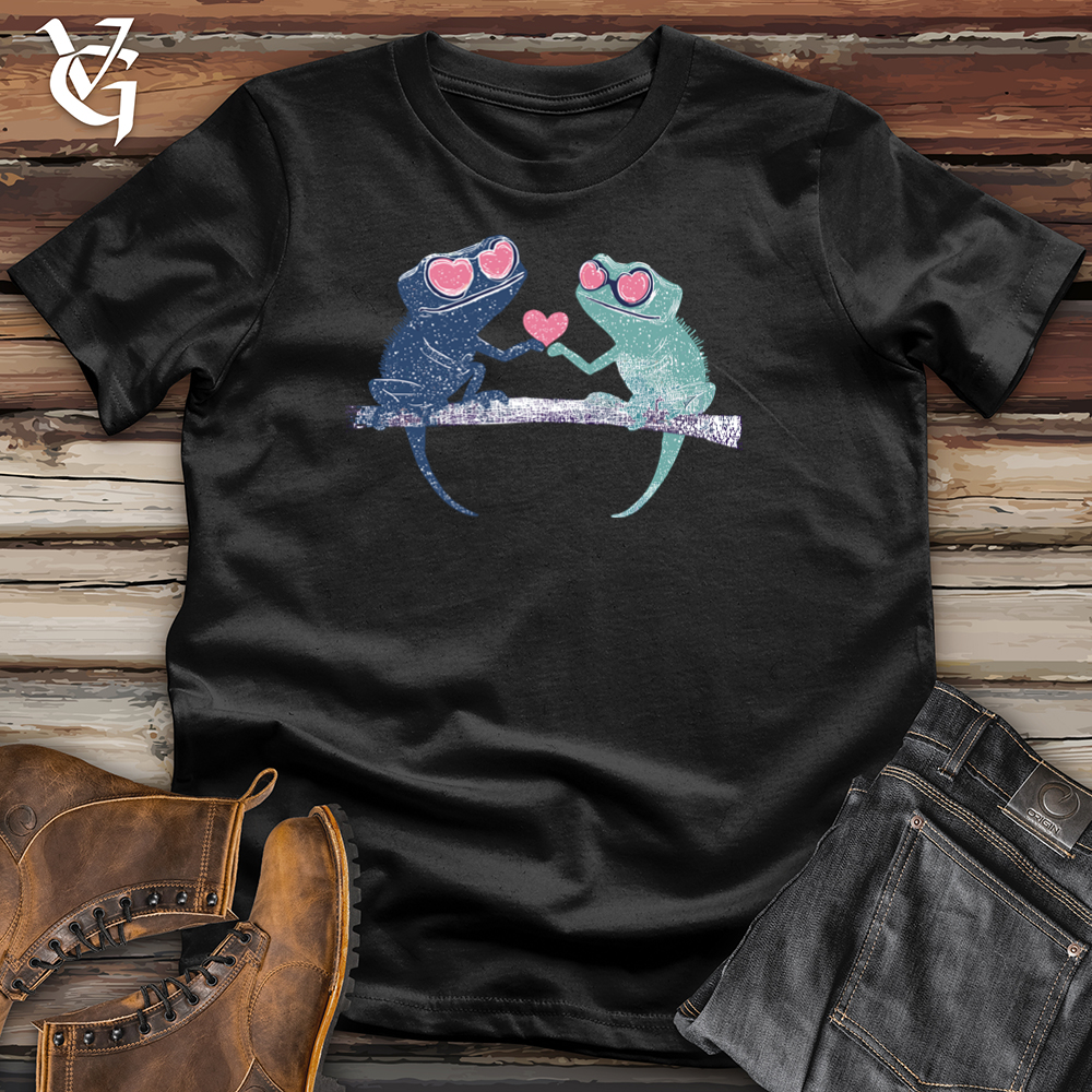 Viking Goods Chameleon Romance Softstyle Tee Black / L