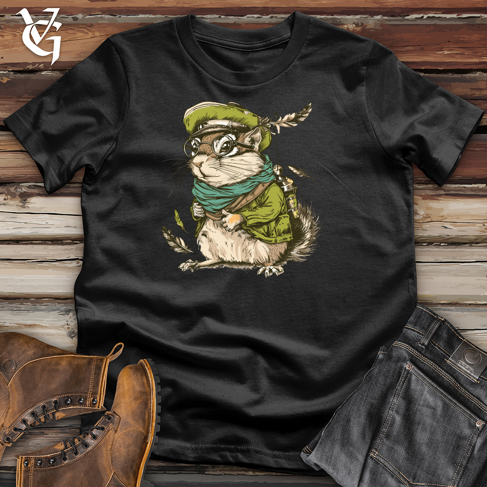 Viking Goods Chipmunk Explorer Emblem Cotton Tee Black / L