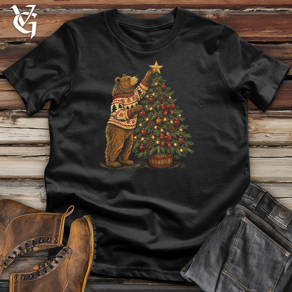 Viking Goods Christmas Bear Tee Black / L