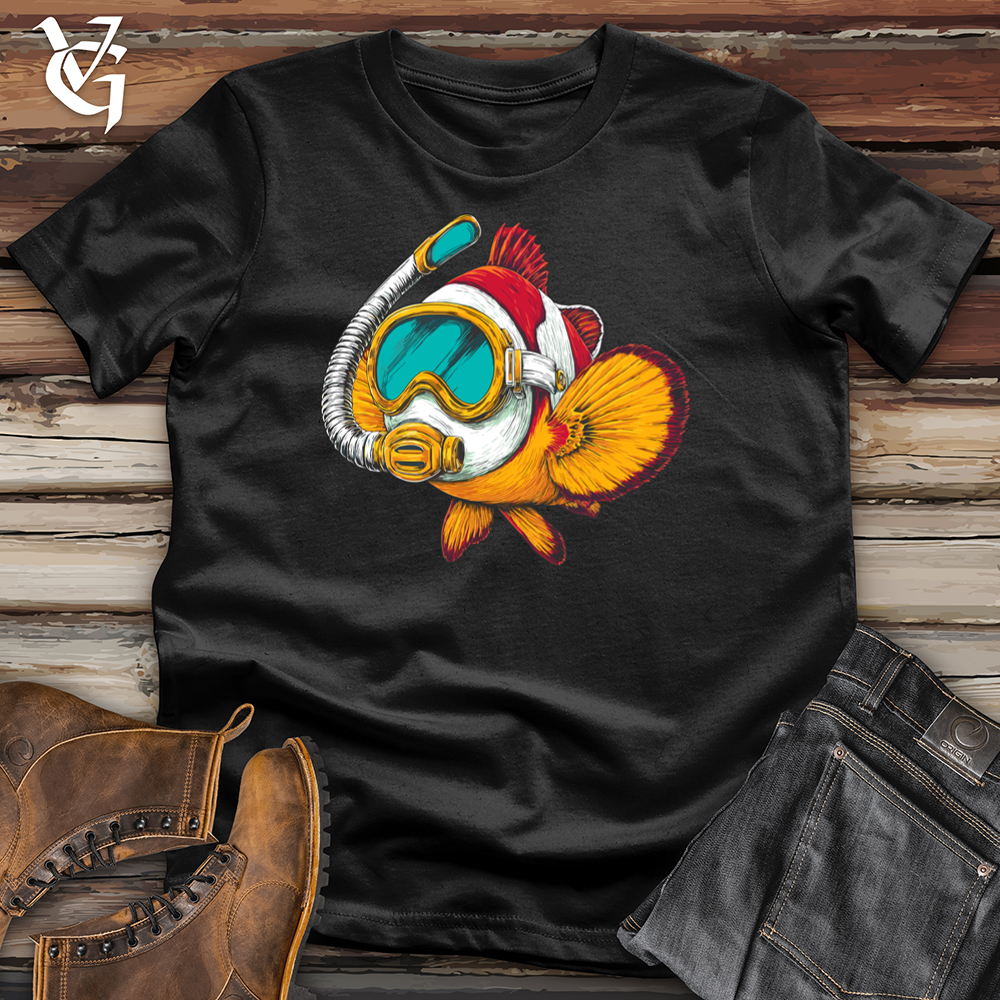Viking Goods Clownfish Snorkel Softstyle Tee Black / L