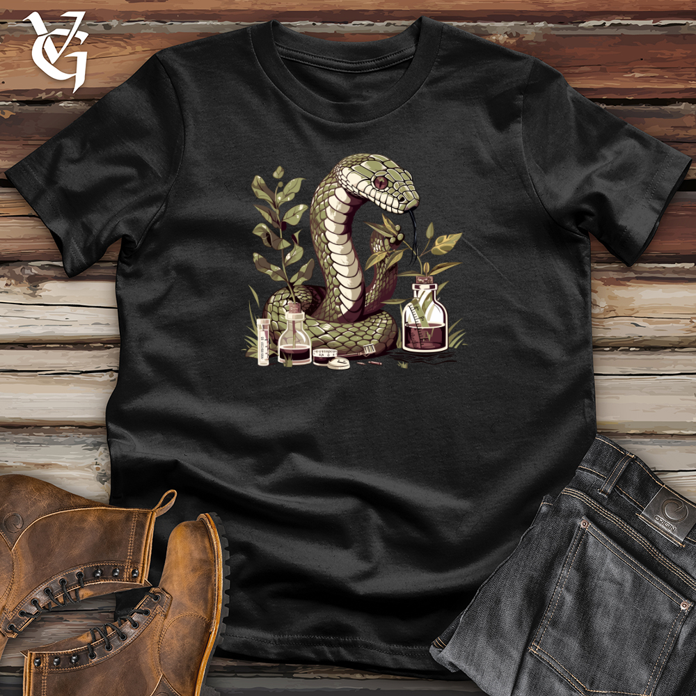 Viking Goods Cobra Botanist Inquiry Softstyle Tee Black / L