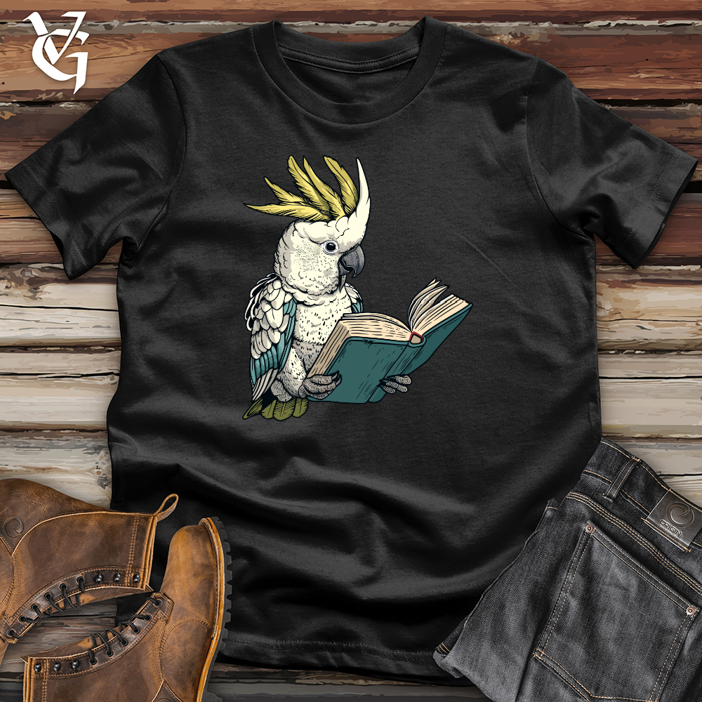 Viking Goods Cockatoo Bookworm Worm Softstyle Tee Black / L