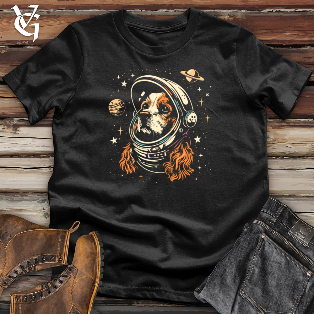 Viking Goods Cosmic Cocker Astronaut Softstyle Tee Black / L