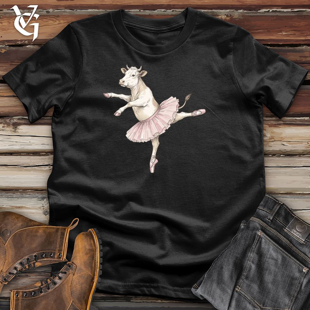 Viking Goods Cow Ballet Dancer Tee Black / L