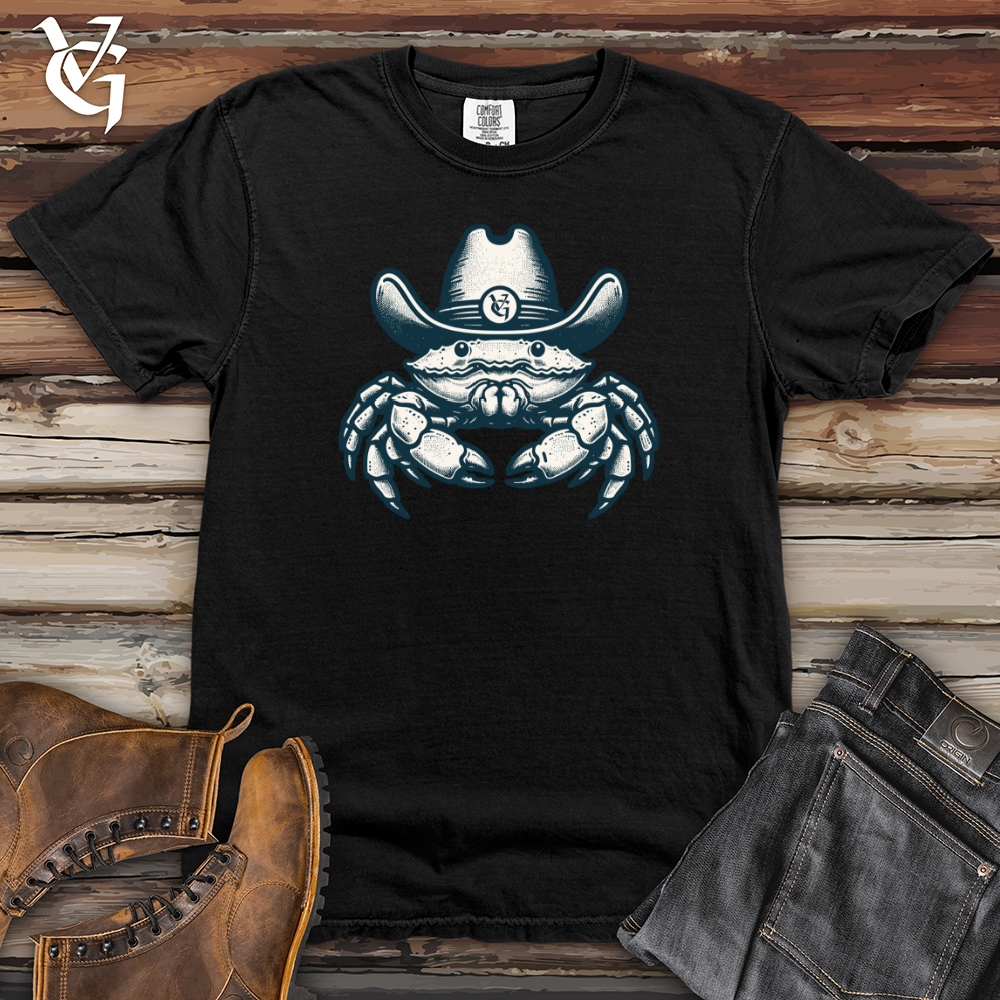 Viking Goods Crab wearing a hat Heavy Cotton Comfort Colors Tee Black / L