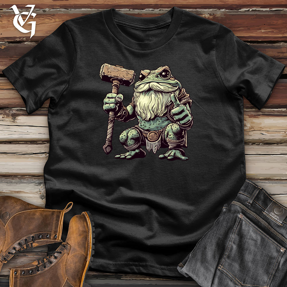 Viking Goods Craftsman Frog Aura Softstyle Tee Black / L