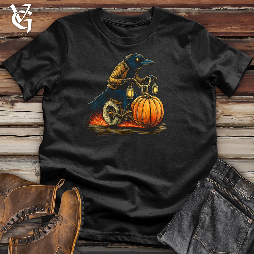 Viking Goods Crow Riding Bike Tee Black / L