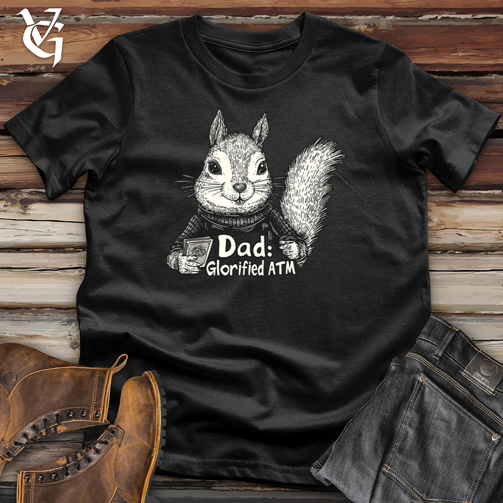 Viking Goods Dad Glorified Atm Softstyle Tee Black / L