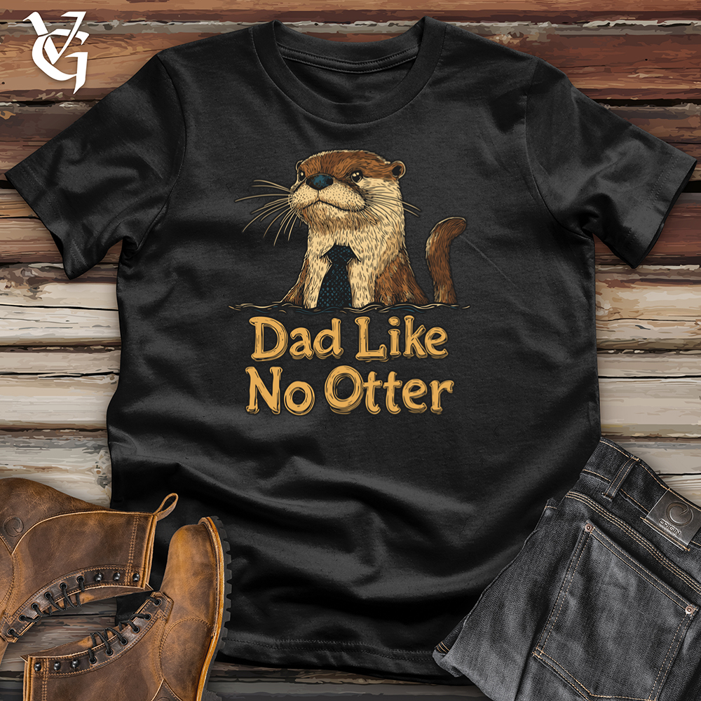 Viking Goods Dad Like No Otter Softstyle Tee Black / L