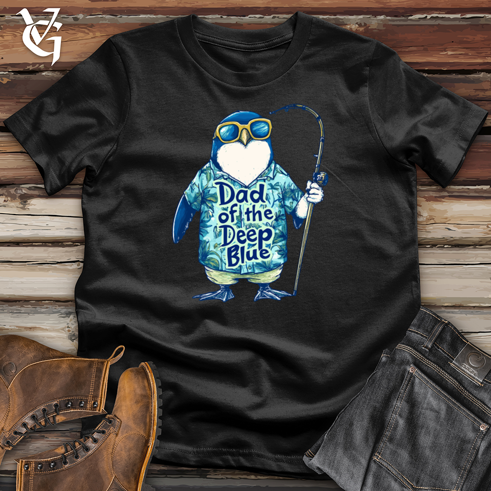 Viking Goods Dad Of The Deep Blue Softstyle Tee Black / L