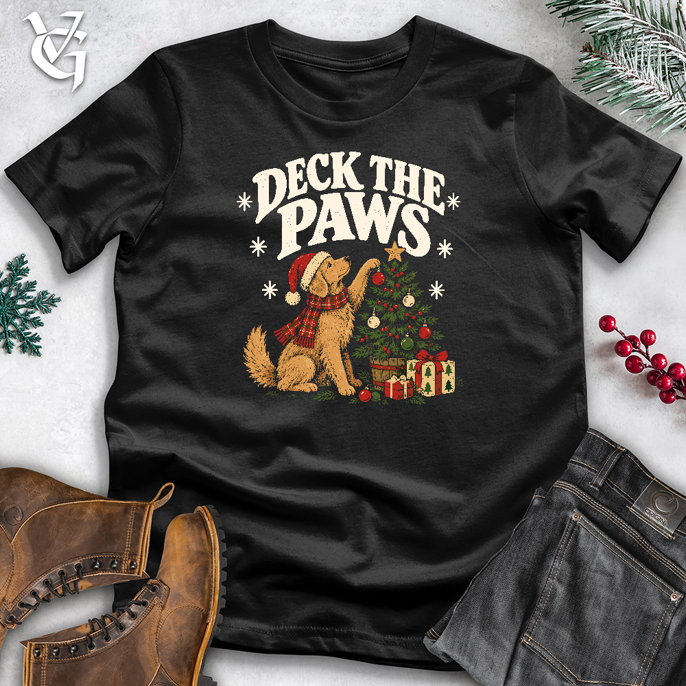 Viking Goods Deck The Paws Softstyle Tee Black / L