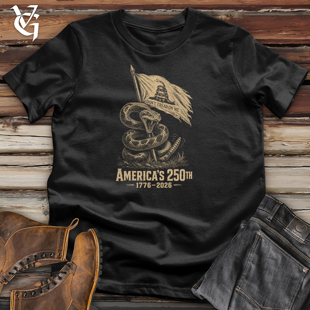 Viking Goods Don't Tread Snake Softstyle Tee Black / L