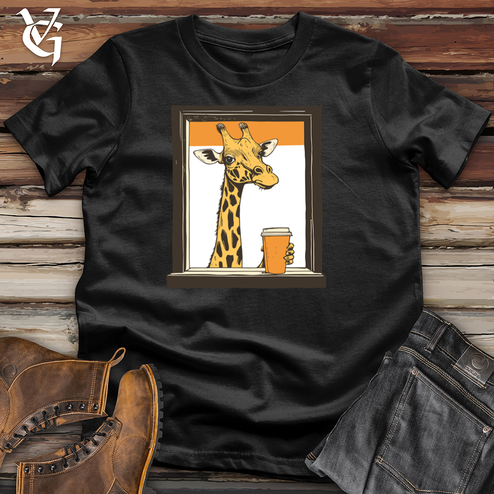 Viking Goods Drive Thru Giraffe Softstyle Tee Black / L