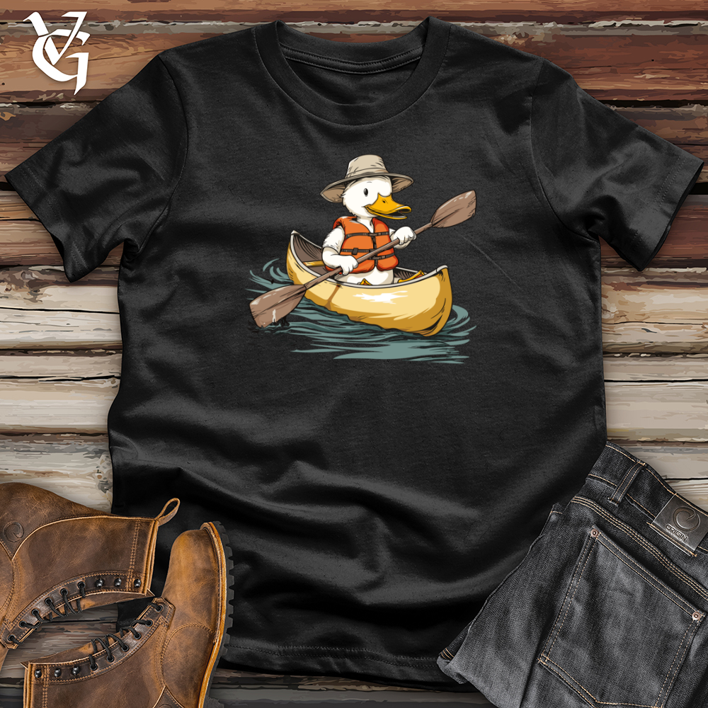Viking Goods Duck Canoe Adventure Softstyle Tee Black / L