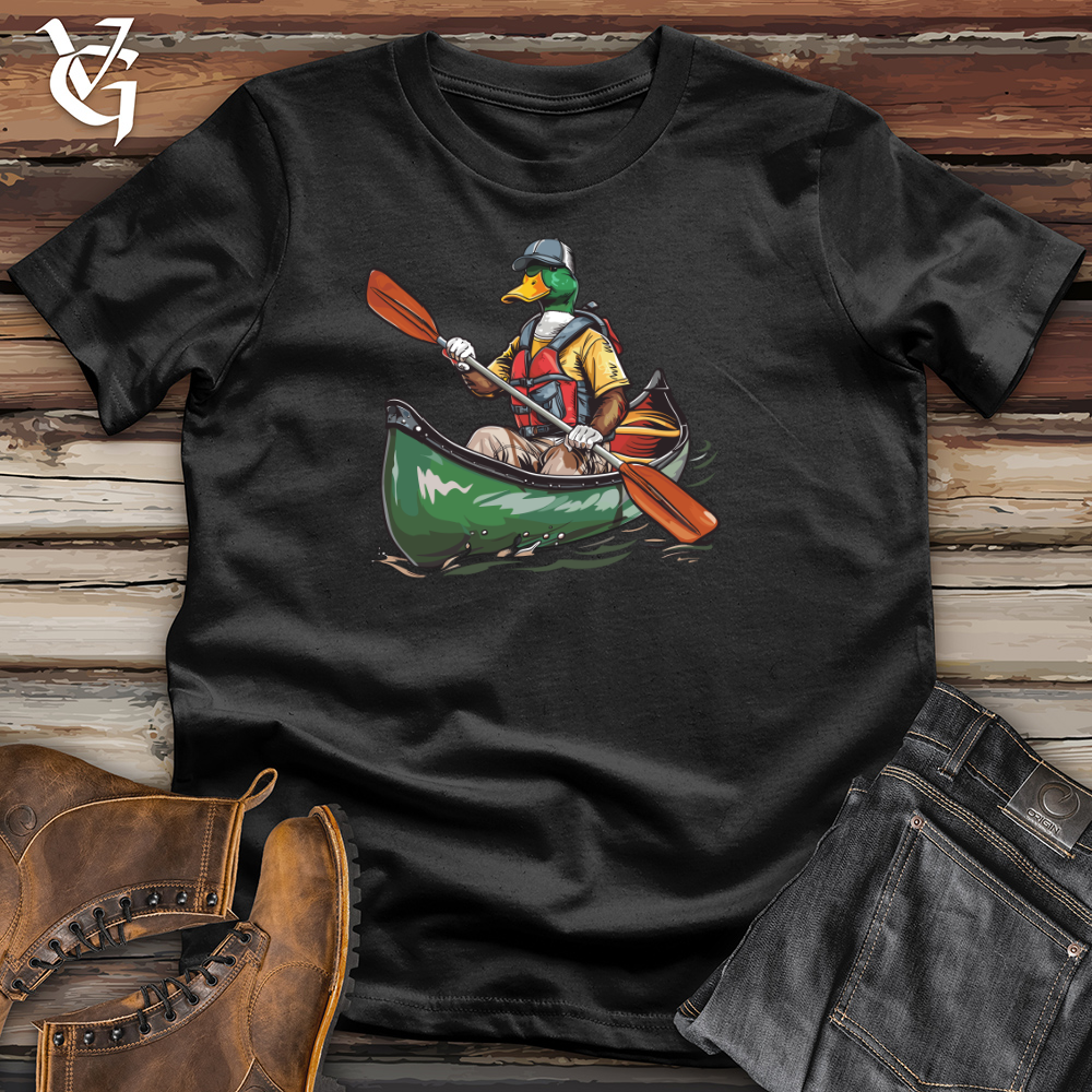 Viking Goods Duck Canoe Captain Cotton Tee Black / L