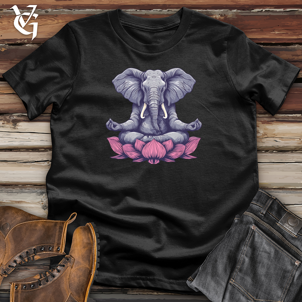 Viking Goods Elephant Lotus Harmony Softstyle Tee Navy / L
