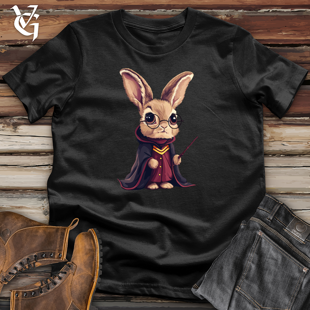 Viking Goods Enchanted Bunny Mage Softstyle Tee Military Green / L