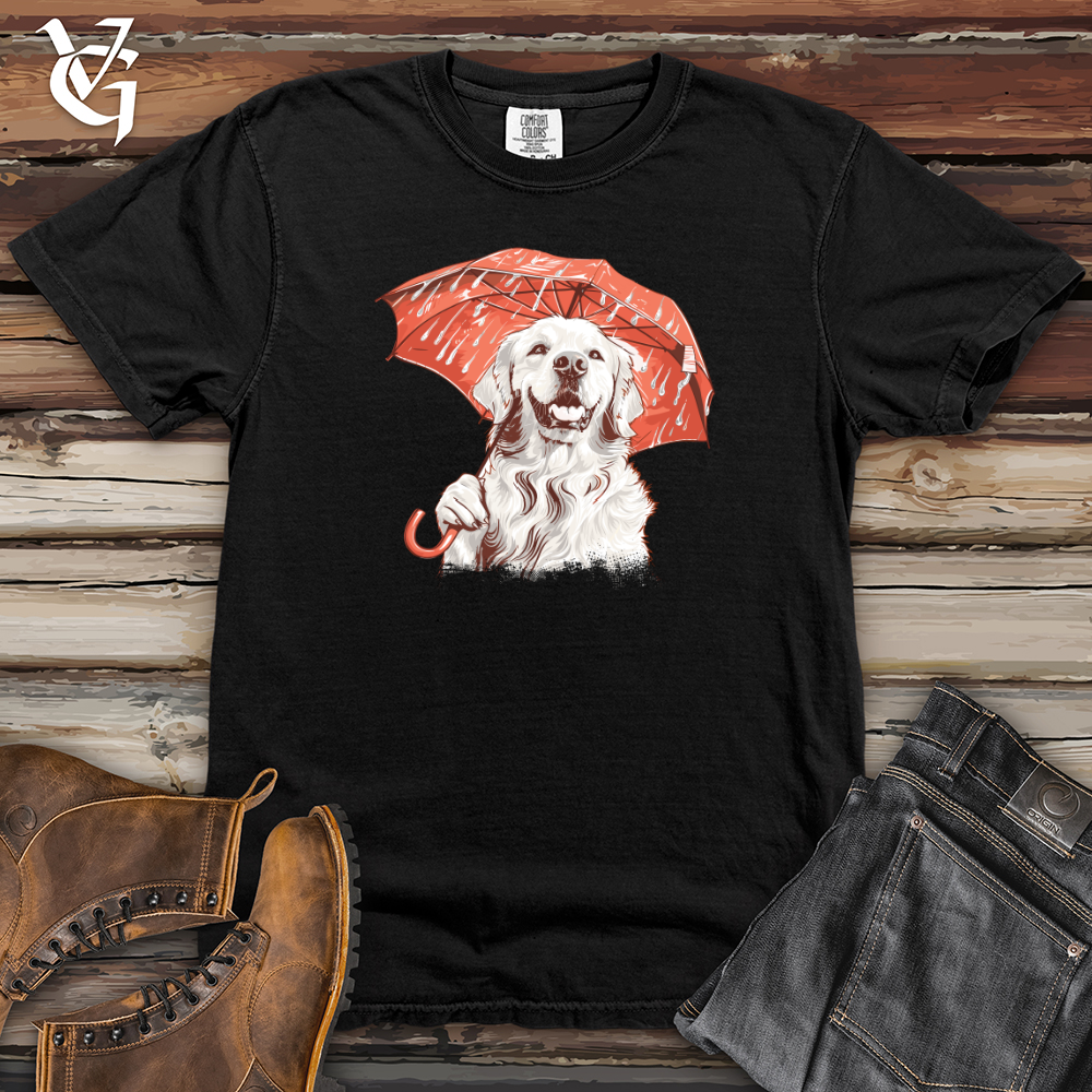 Viking Goods English Cream Retriever Heavy Cotton Comfort Colors Tee Black / L