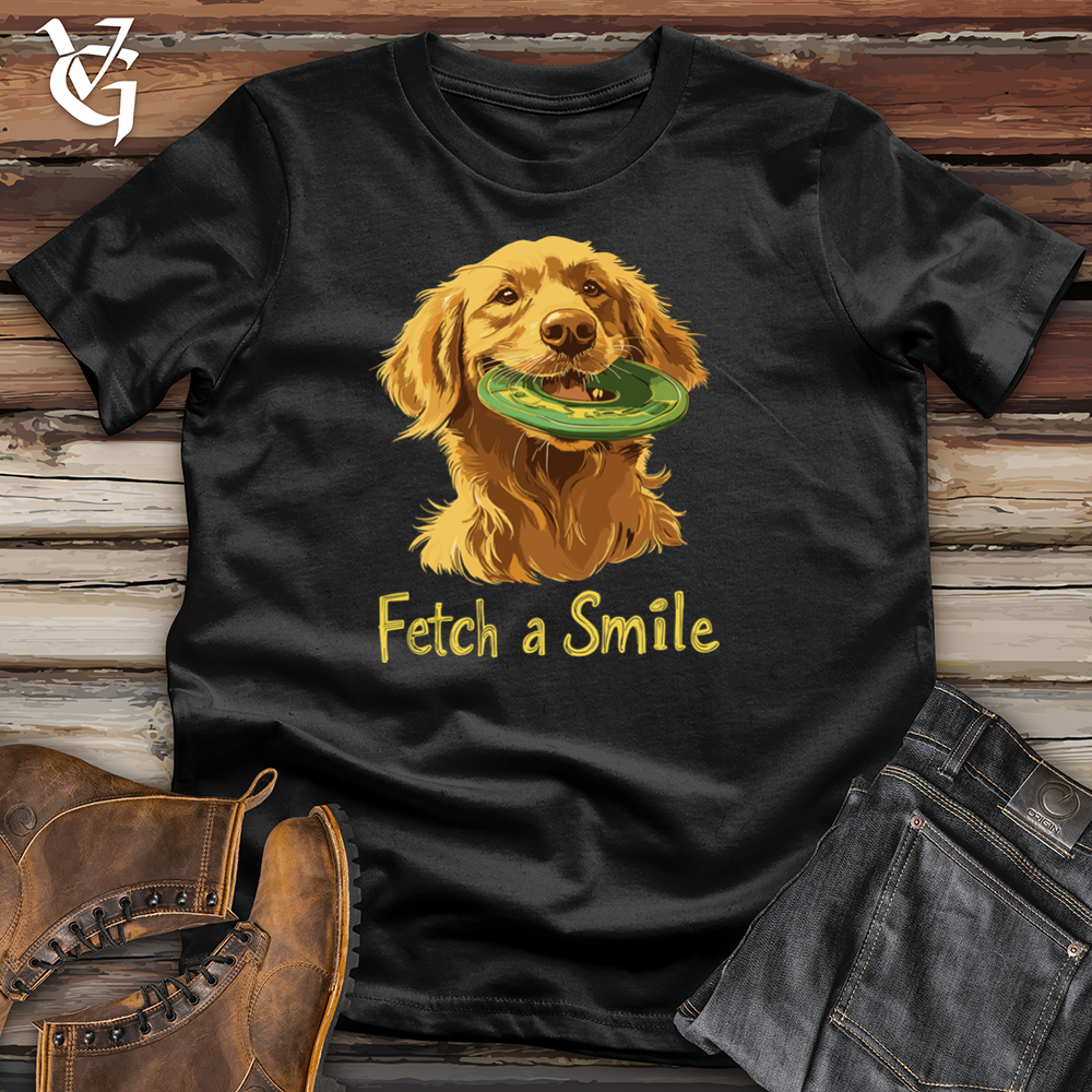Viking Goods Fetch A Smile Softstyle Tee Black / L