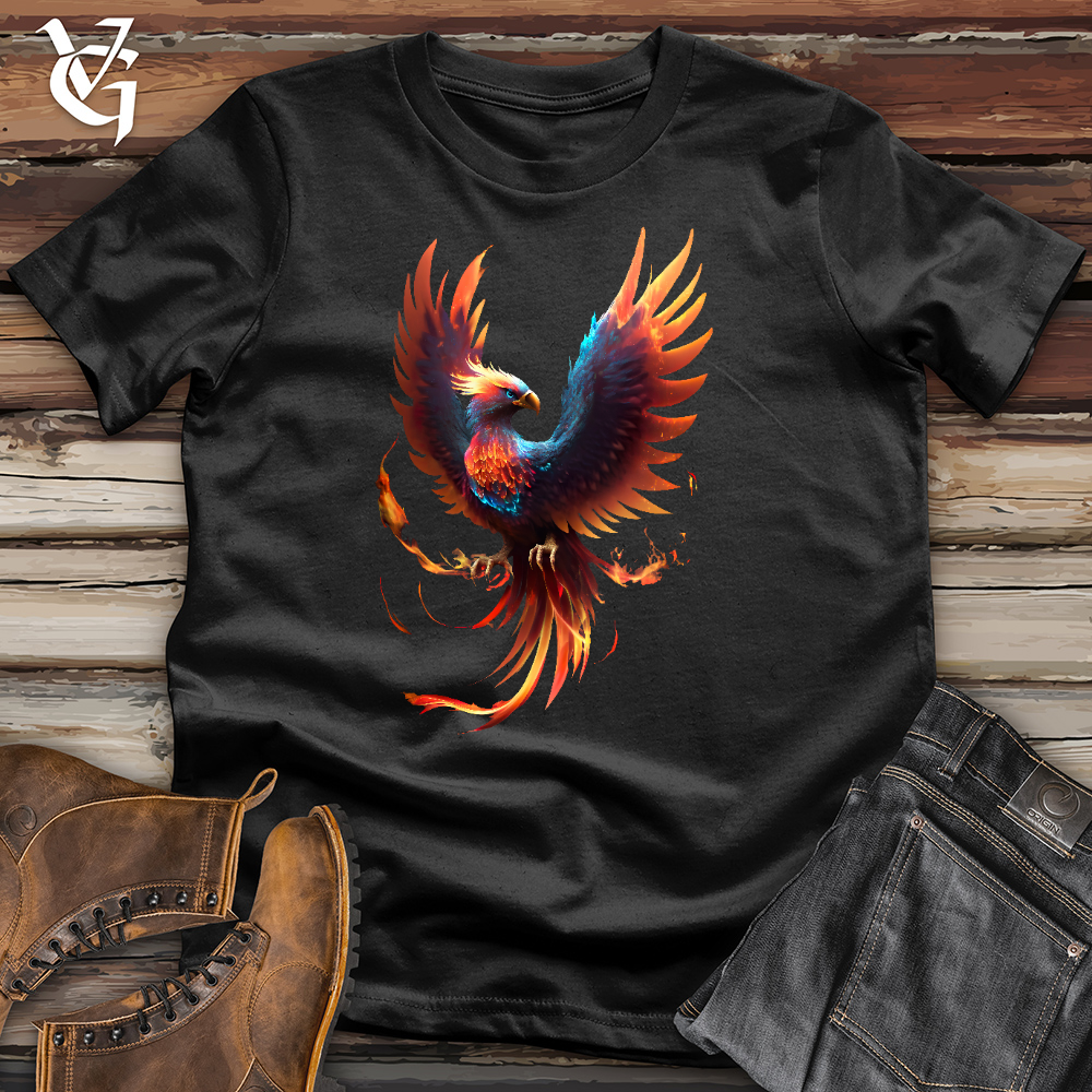 Viking Goods Fire Bird Cotton Tee Black / L