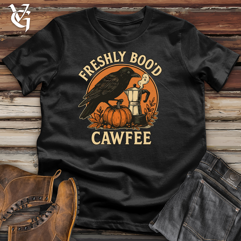 Viking Goods Freshly Boo'd Cawfee Softstyle Tee Black / L