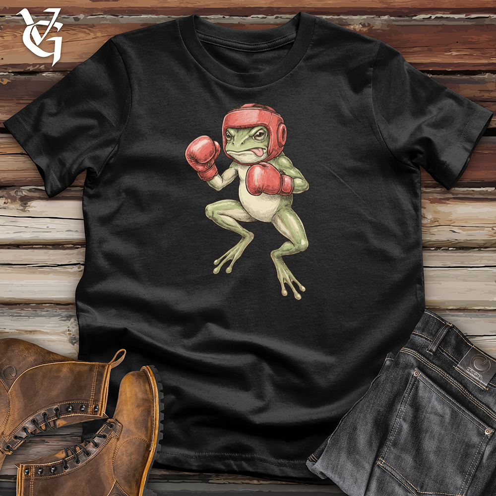 Viking Goods Frog Boxer Tee Black / L