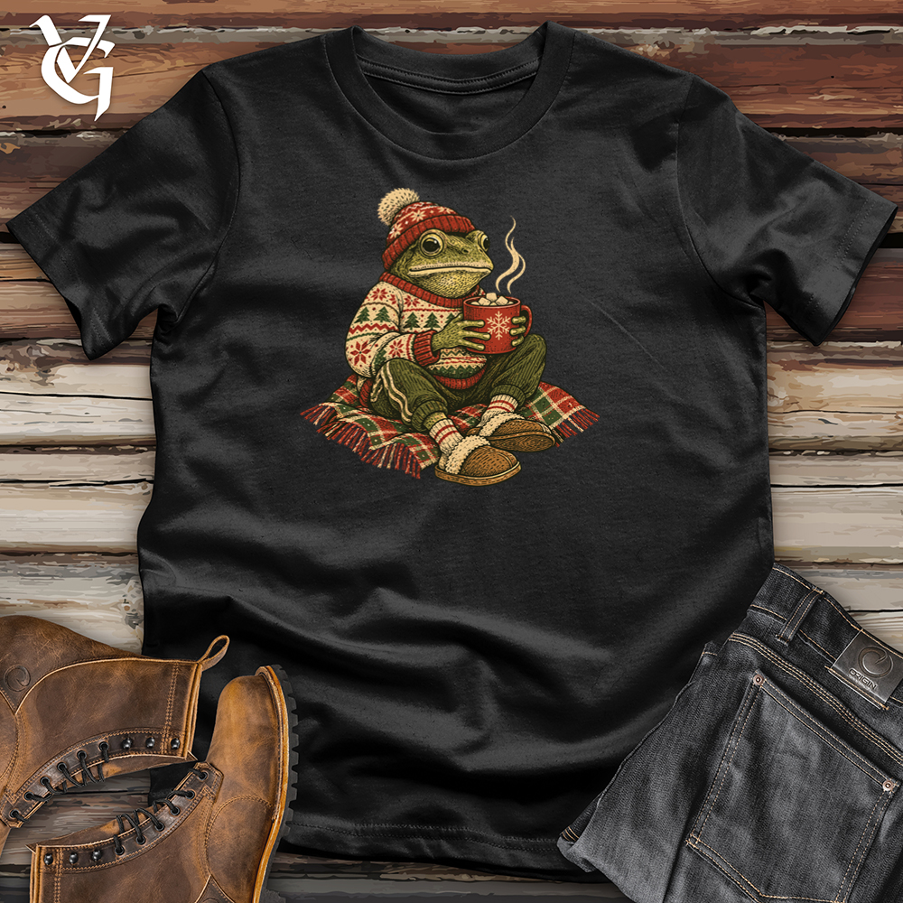 Viking Goods Frog Cocoa Tee Black / L