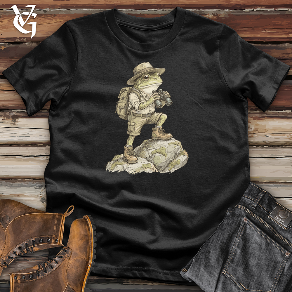 Viking Goods Frog Hiker Binoculars Tee Black / L